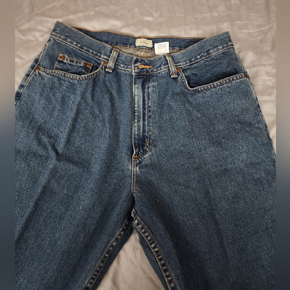 LL Bean Jeans, Women's 14 Reg Cotton - Picture 10 of 12